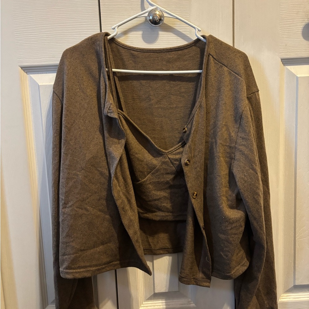 Cozy Brown Lounge 3 Piece Set - Picture 3 of 5